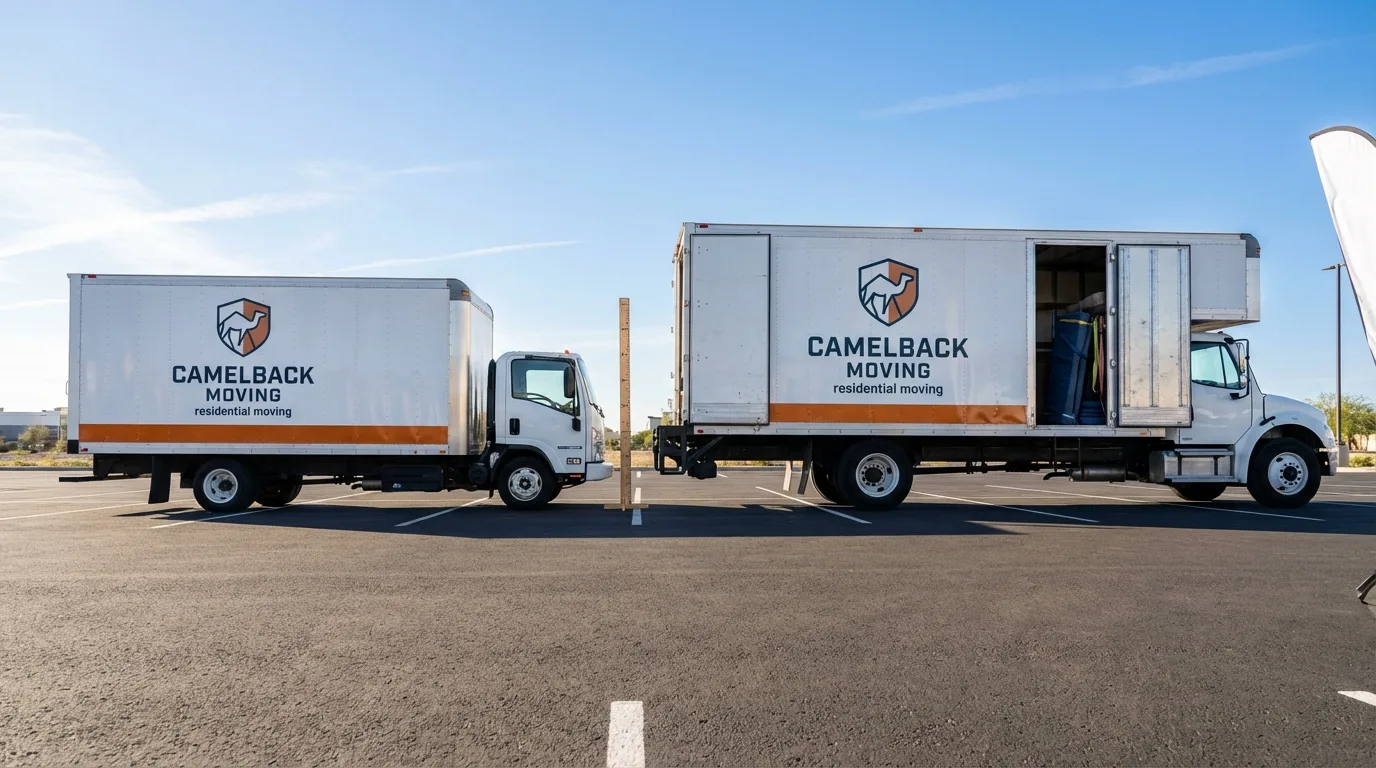 Moving truck size capacity guide in Harwich Port